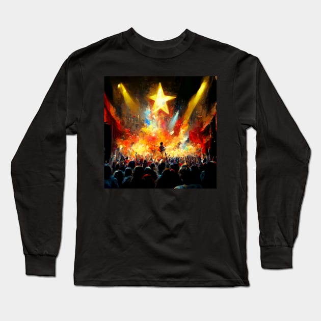 Tonight, I'm a Rock n' Roll Star 2 Long Sleeve T-Shirt by The Bark Side